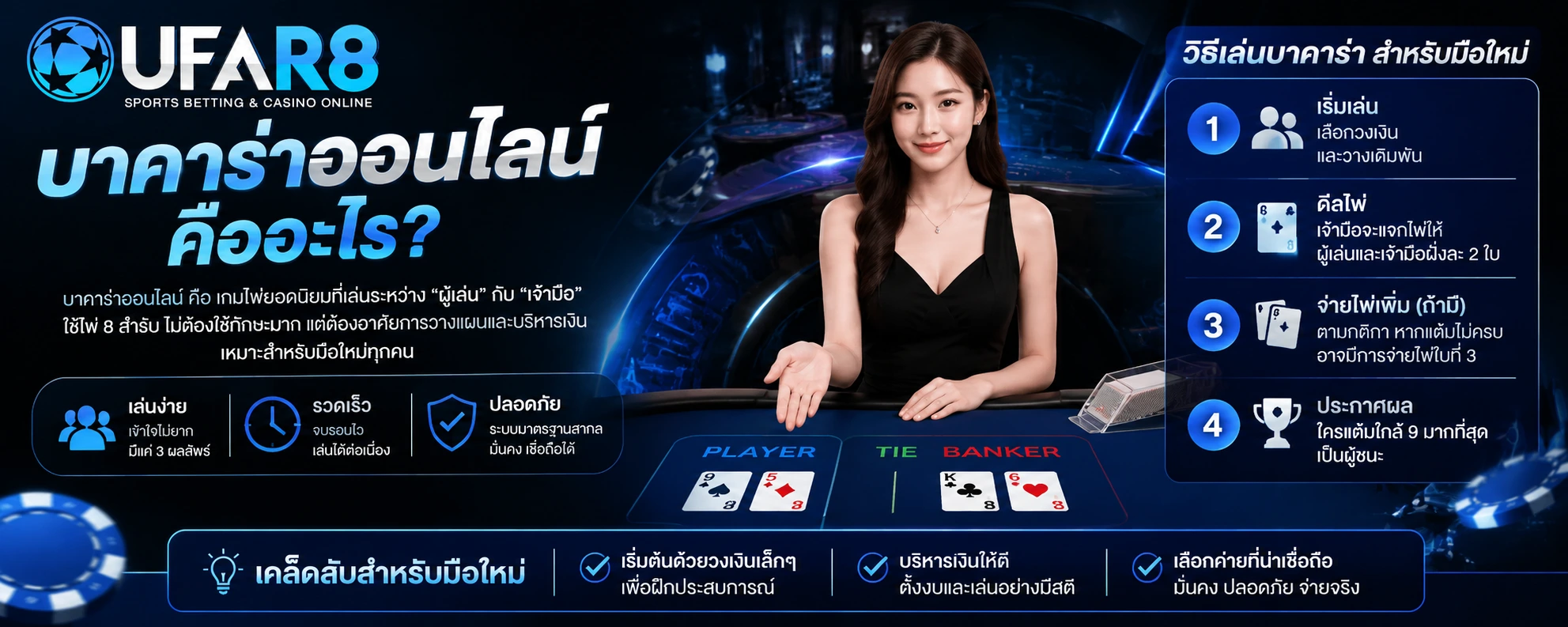 บาคาร่า วิธีเล่น